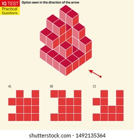 Visual intelligence questions - Find top view of towers