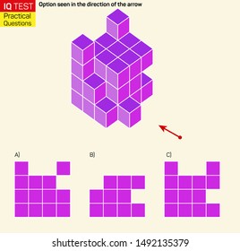 Visual intelligence questions - Find top view of towers