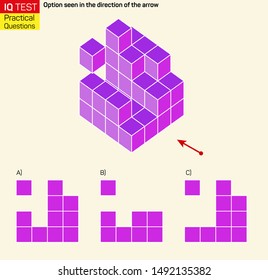 Visual intelligence questions - Find top view of towers