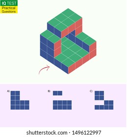 Visual intelligence questions - Find top view of towers
