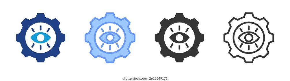 Visual Management icon set multiple style collection