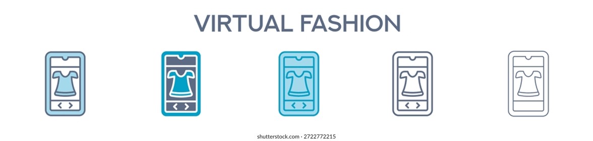 Visual Merchandising Element For Design Graphic - Multi Styles. Vector Illustration Of Two Colored And Black. Multiple Icons Designs Can Be Used For Mobile, Ui, Web