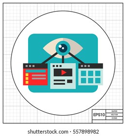 Visual Optimization Flat Icon
