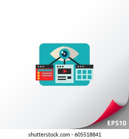 Visual Optimization Flat Icon