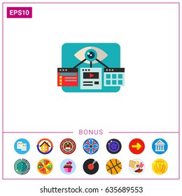 Visual Optimization Flat Icon