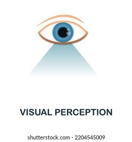 Visual Perception icon. 3d illustration from cognitive skills collection. Creative Visual Perception 3d icon for web design, templates, infographics and more