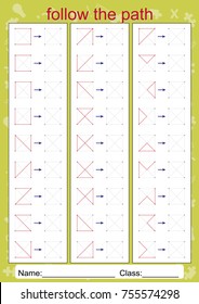 Visual Perceptual Worksheets, visual motor perception, homework