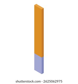 Visual representation of data distribution using a vertical bar chart, ideal for showcasing statistical information and analysis
