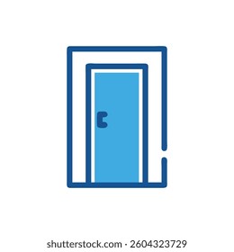 Visual representation of a door icon focusing on home designs.