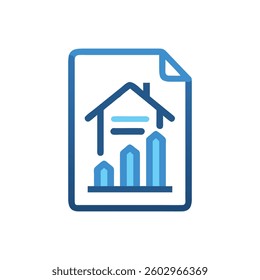 Visual representation of housing market report focusing on trends.
