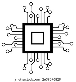 visual representation of a printed circuit board (PCB). PCBs are essential components in electronic devices, serving as the foundation for connecting and supporting various electronic parts. 