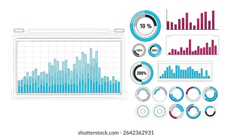 Visual Representation of Quantitative Data Understanding Charts and Graphs with Business Infographics Design