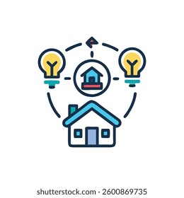 Visual representation of real estate innovation focusing on market disruption.