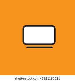A visual representation of a screen, symbolizing digital display, information, and visual communication.