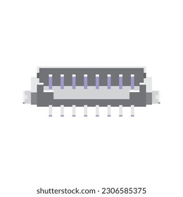 Visual representation of a shrouded header connector, highlighting its durability and insulation features for safe and reliable connections