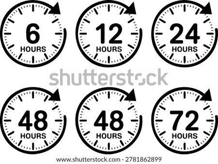 A visual representation of time intervals