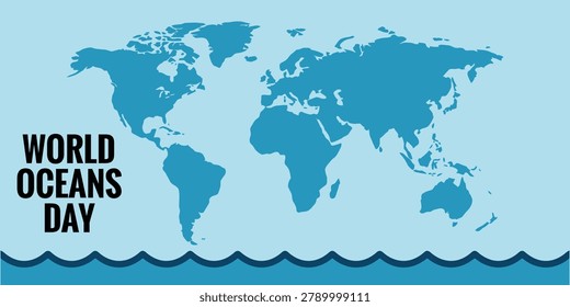 A visual representation of World Oceans Day highlighting global efforts to protect and preserve our oceans
