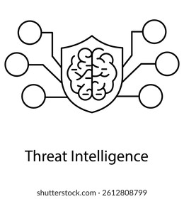 Visual representing the use of data to predict and prevent cyber threats.