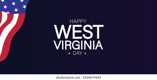 Eine visuelle Hommage an den West Virginia Day Atemberaubendes Illustrationsdesign