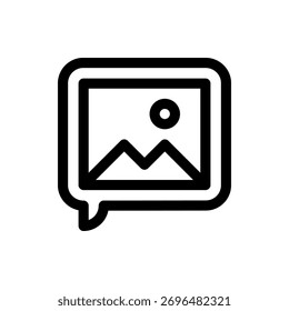 Visual vector illustration of photo image frame, perfect for gallery, media, and design themes
