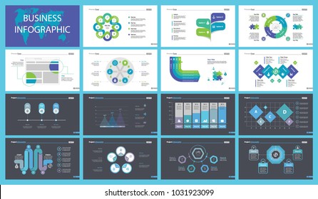 Visualization Charts Slide Templates Set