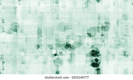 Visualization of Futuristic Communication Stream. Hi Tech Global Hacker Network Texture. Data Analytic Technology Pattern. Poster, Advertising Design Background.