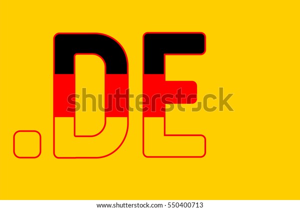 Visualization Germany Domain Name Extension Using Stock Vector Images, Photos, Reviews