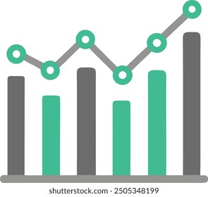 Visualization graph showing data trends
