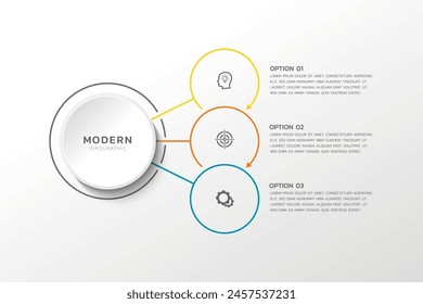 visualization infographic business template modern