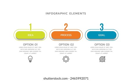 visualización infografía Plantilla de negocios moderna