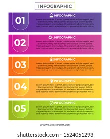 Visualization of infographics business data with icon. Scheme of process. Colorful modern theme vector art for enterprise, firm, presentation, corporate, and company. Trendy Eps10 illustration. 