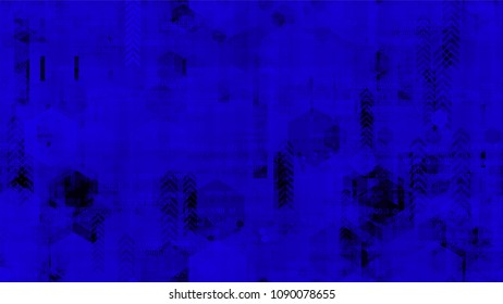 Visualization of Internet Security Technology Structure. Virtual Info Transfer Texture. Abstract  Sci Fi, Scientific Pattern. Business Presentation Design Background.