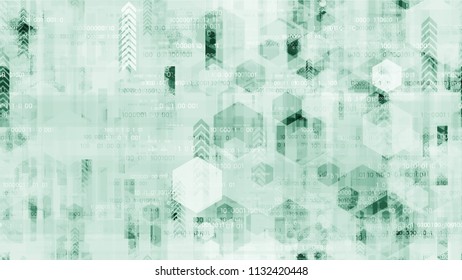 Visualization of Internet Security Technology Structure. Hi Tech Global Hacker Network Texture. Abstract  Sci Fi, Scientific Pattern. Poster, Advertising Design Background.