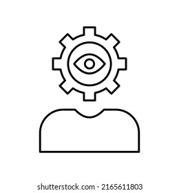 Visualization Isolated Vector icon which can easily modify or edit

