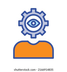 Visualization Isolated Vector icon which can easily modify or edit

