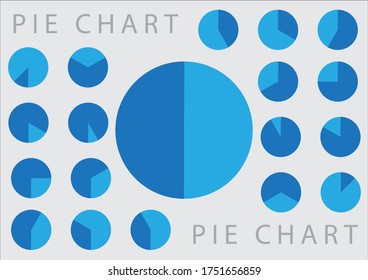 Visualization pie chart dashboard design for dashboard  and infographic presentation