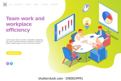 Visualisieren Sie sich mit Unternehmensanalytik. Die Menschen arbeiten mit statistischen Datenanalysen, wechselnden Indikatoren. Mitarbeiter analysieren statistische Indikatoren, Geschäftsdaten. Charaktere arbeiten mit Marketingforschung zusammen
