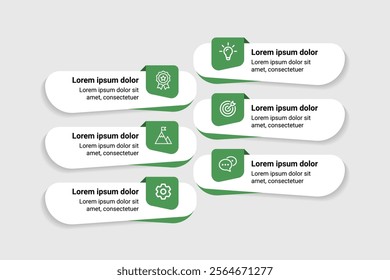 Visualize Business Success 6 Step Timeline Infographic Template for Professional Presentations