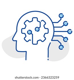 Visualize the power of machine learning with this illustrative representation. Explore algorithms, data analysis, and AI-driven decision-making through this graphic.