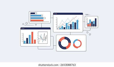 Visualizando o crescimento e o desempenho dos negócios por meio de diversas ferramentas de análise de dados e emissão de relatórios