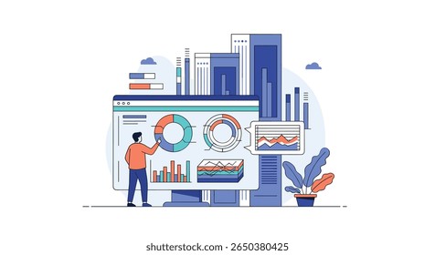 Visualizando o crescimento dos negócios por meio de análises avançadas de dados e métricas de desempenho