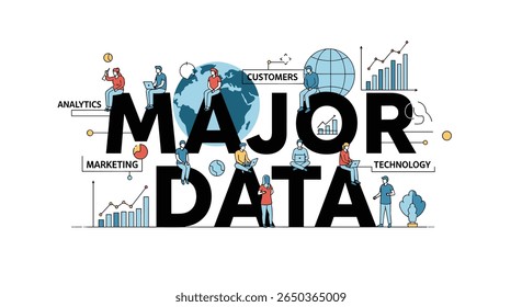 Visualização dos principais insights de dados usando ferramentas globais de análise e business intelligence