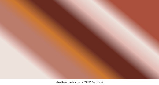 A visually appealing abstract background featuring a smooth gradient of warm colors, including shades of brown, orange, and beige, arranged in diagonal stripes, creating a dynamic and modern aestheti.