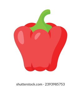Visually appealing amazing icon of bell pepper, vector of capsicums