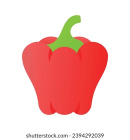 Icono de pimiento de campanilla, vector de capsicums atractivo visualmente