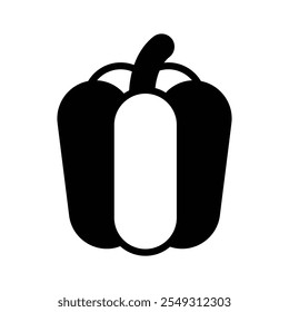 Visually appealing amazing icon of bell pepper, vector of capsicums