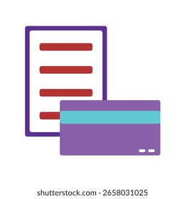 A visually appealing card or invitation design, likely featuring payment or financial transaction elements, suitable for various business or personal communication needs.