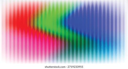 A visually appealing colorful sound wave pattern with varying hues and intensity