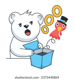 Pegatina plana visualmente atractiva del regalo de agradecimiento 