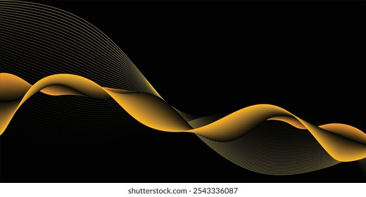 Uma imagem abstrata visualmente cativante com ondas ondulantes em tons vibrantes de azul e roxo. Os gradientes suaves criam uma sensação de movimento e fluidez, ideal para fundos criativos e artes